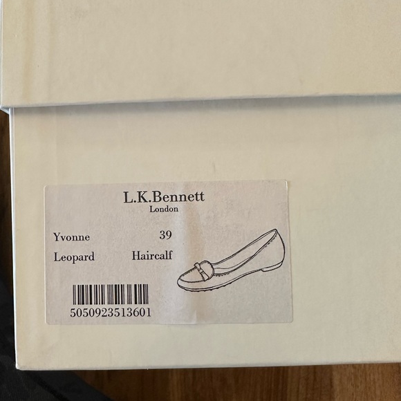 LK Bean Leopard hair on leather loafers size 39 - Picture 4 of 4